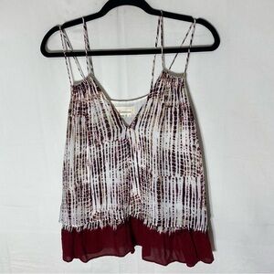 Anthropologie Olivia Layered Tie Dye Tank Top Blouse M